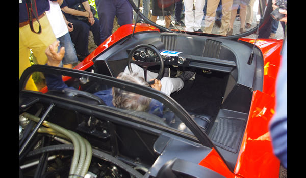 Fiat Abarth 2000 Scorpione prototype Pininfarina 1969  cockpit